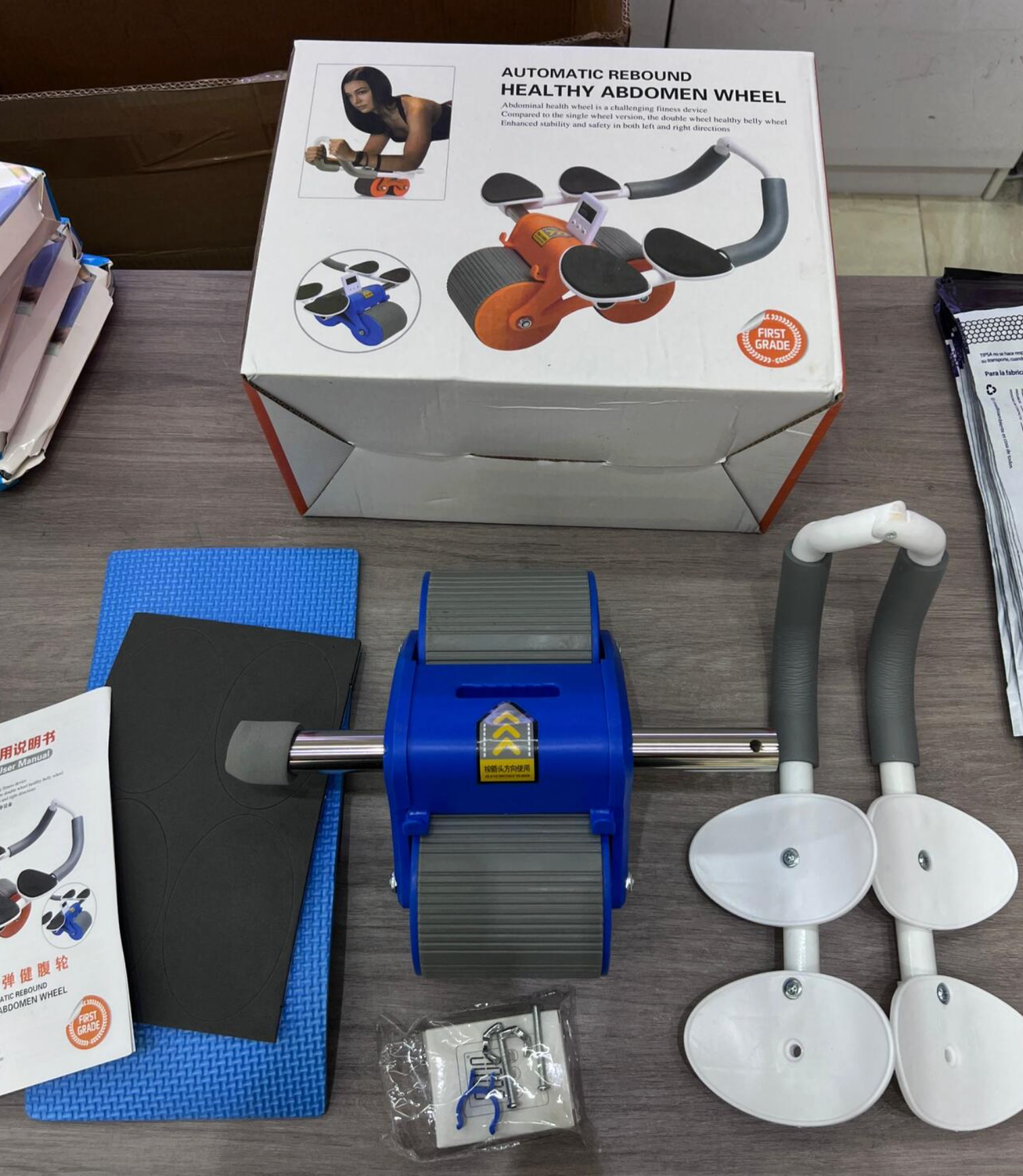 Rodillo Abdominal con Soporte de Codos