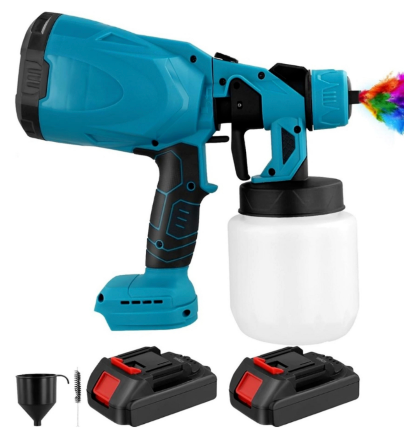 Electric Paint Sprayer with Dual Batteries  Fast, Precise, and Portable