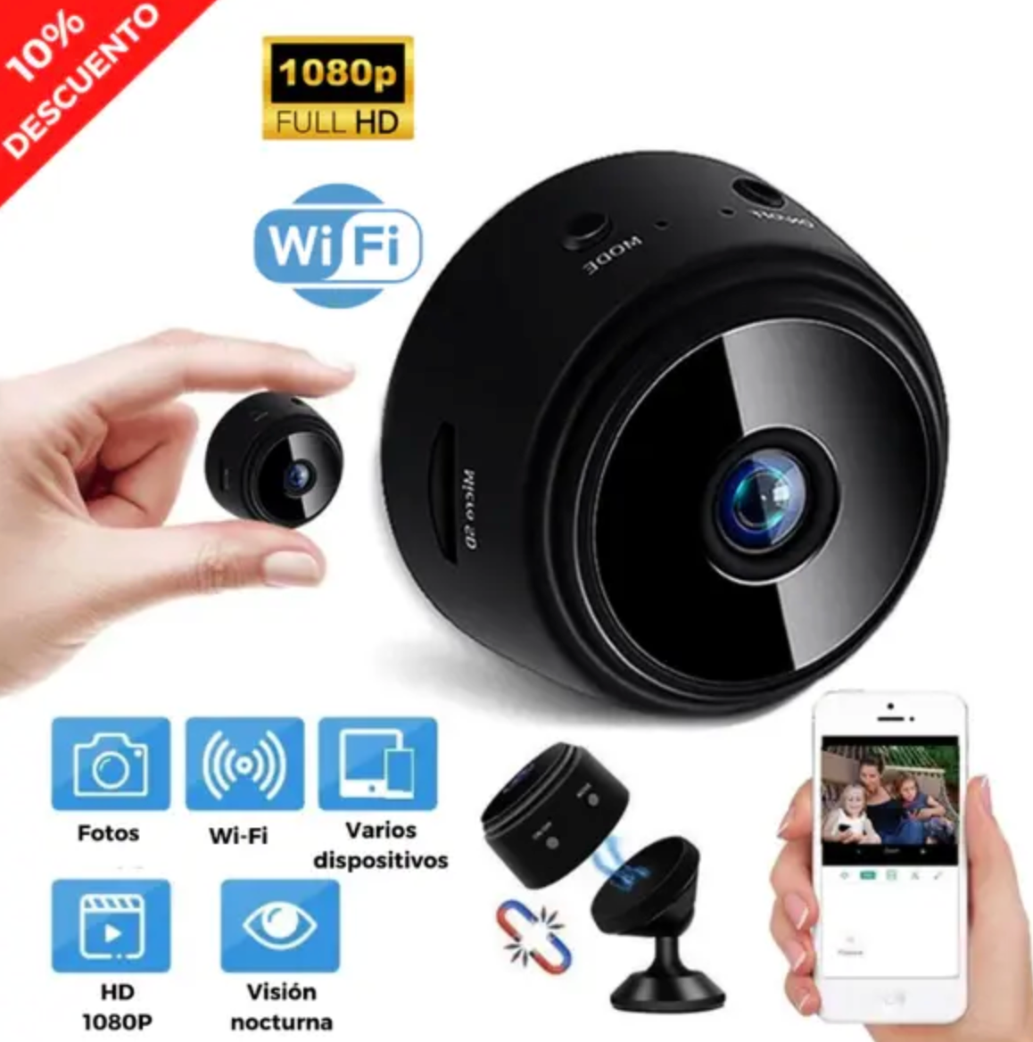 📹 Smart Mini Wireless Camera Compact, Powerful, and Hassle-Free