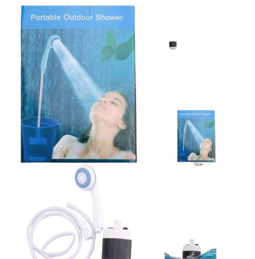 🚿 Portable Rechargeable Shower Head – Clean Anywhere, Anytime