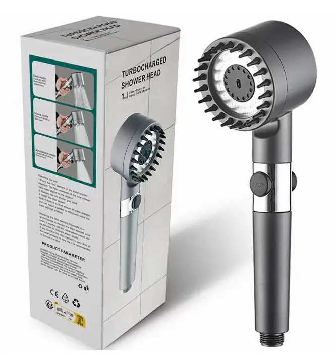 🚿 High Pressure Turbo Shower Head – Powerful, Efficient & Refreshing