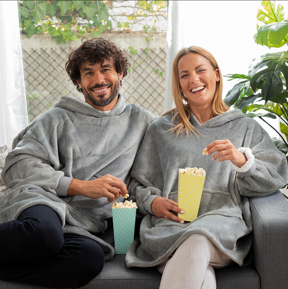 Chaqueta con forro polar oversize