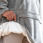Chaqueta con forro polar oversize