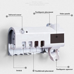 Esterilizador UV 3 en 1 con Dispensador de Pasta Dental