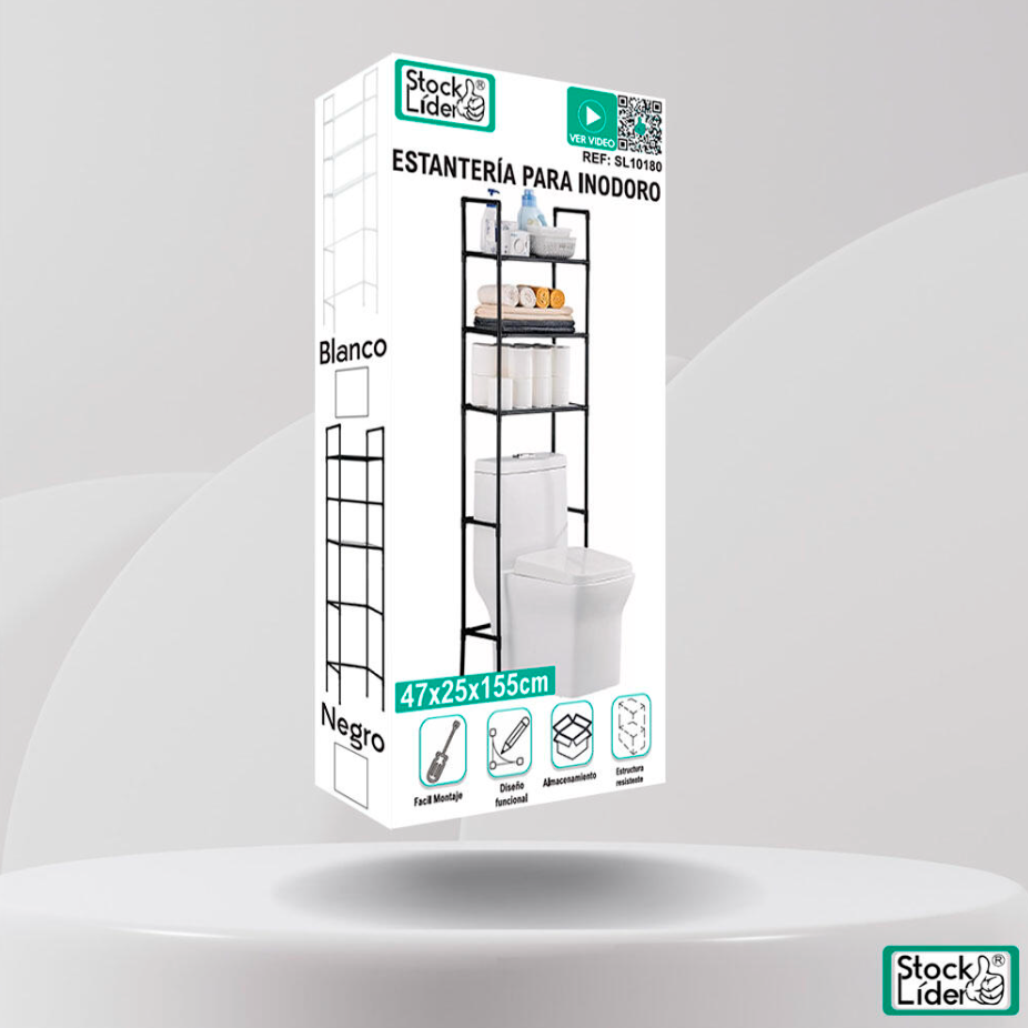 Over-the-Toilet Bathroom Storage Shelf  Space-Saving, Elegant, and Practical