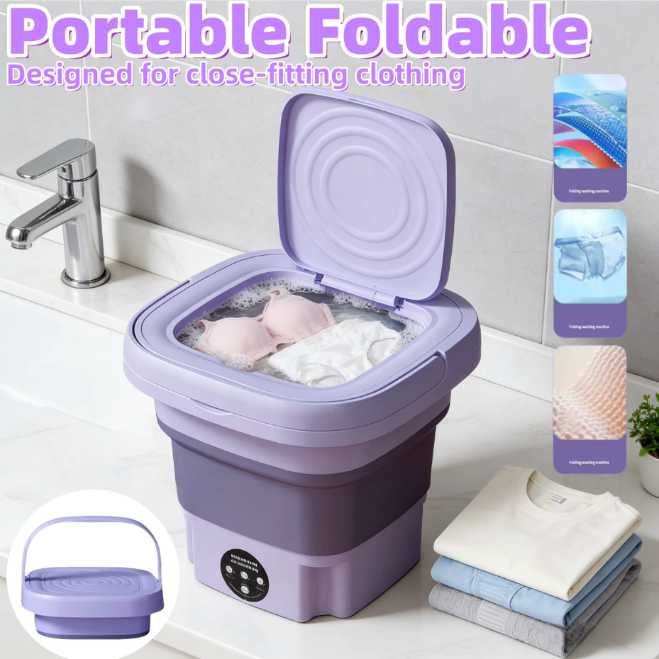 🧺 Compact 9L Portable Washing Machine – Perfect for Small Spaces