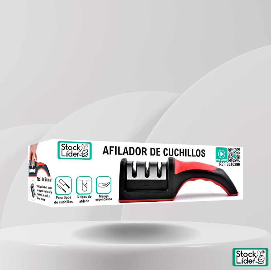 Afilador de cuchillos 3 etapas