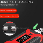 Arrancador de Bateria Portatil 11000mAh