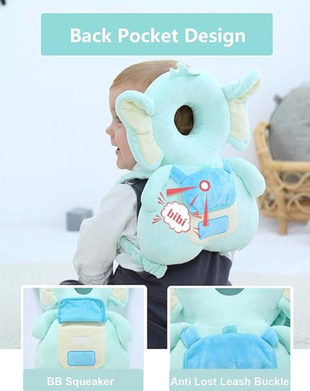 Protector de Cabeza para Bebes