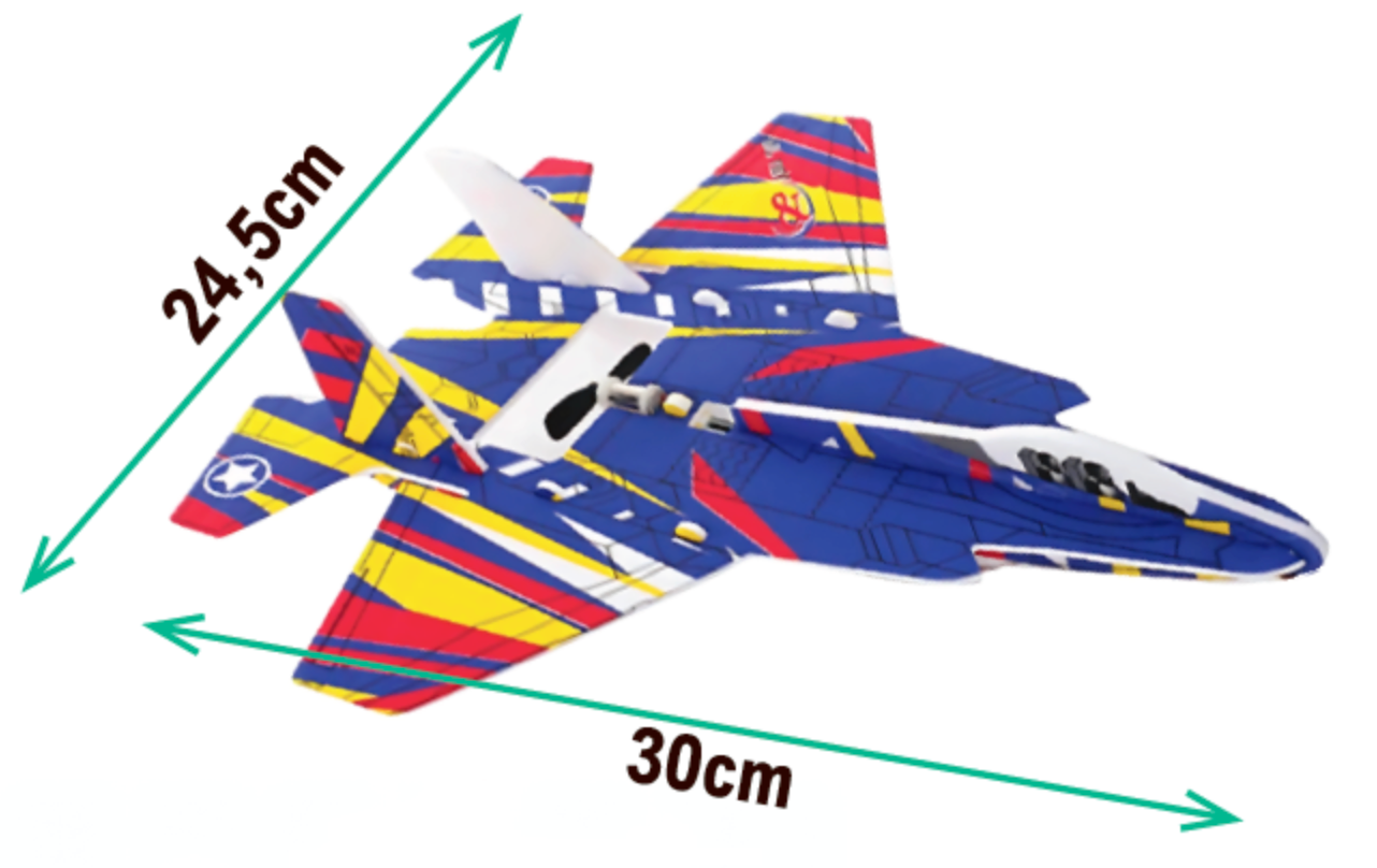 Avion Electrico Recargable por USB Stock Leader