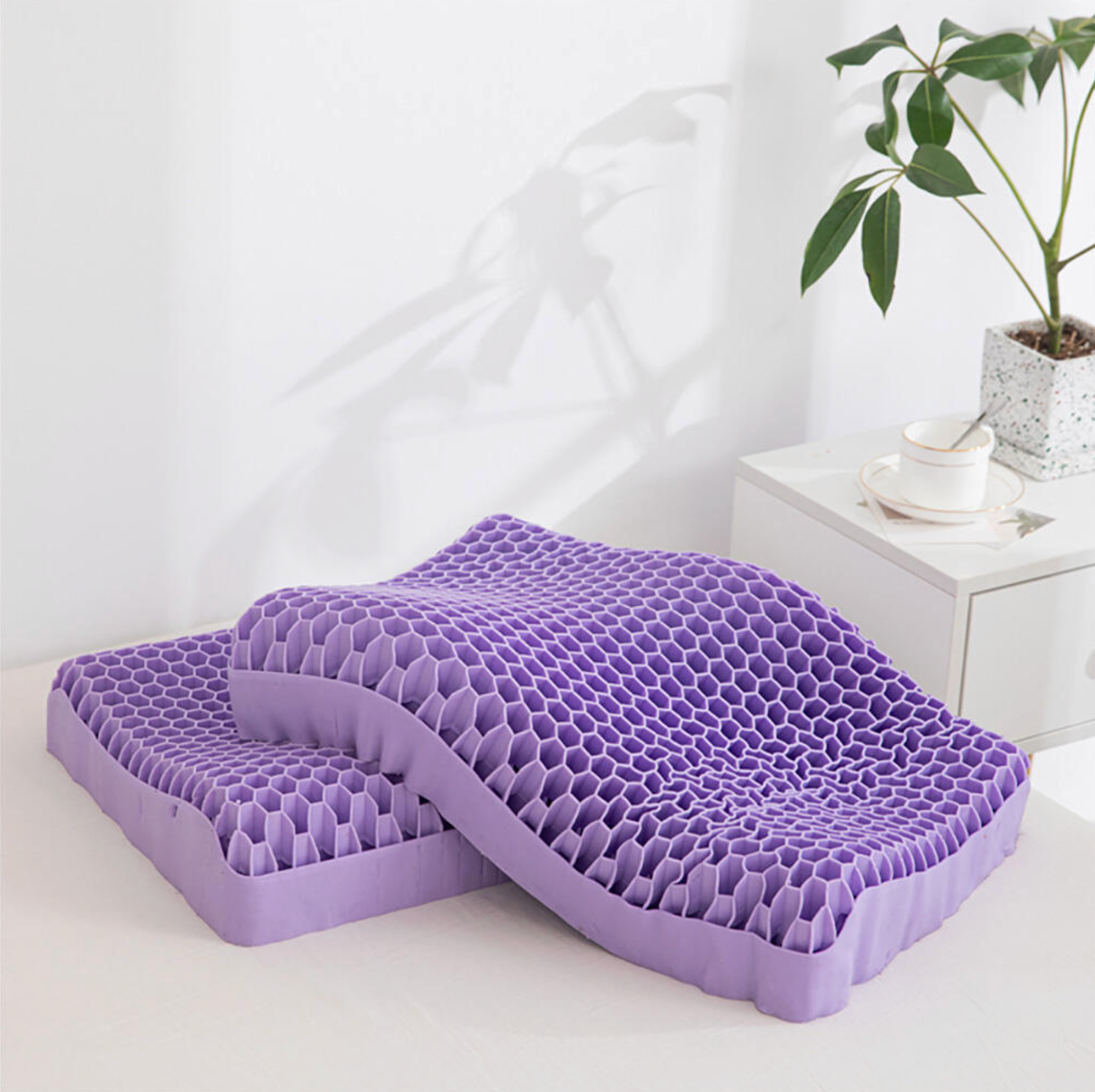Flexible 3D Honeycomb Cervical Pillow  Ultimate Neck Support
