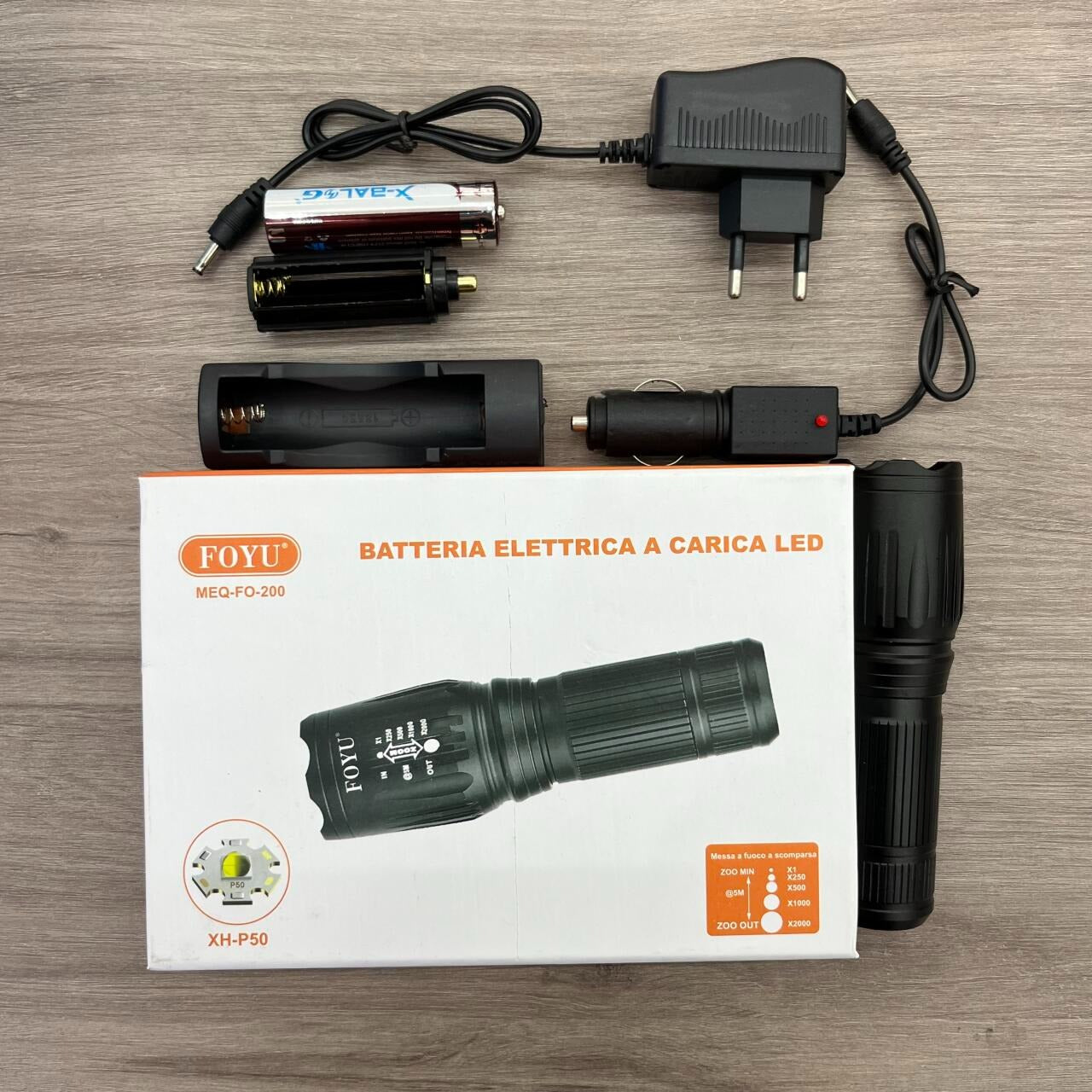 Linterna LED XHP50 de Alta Potencia