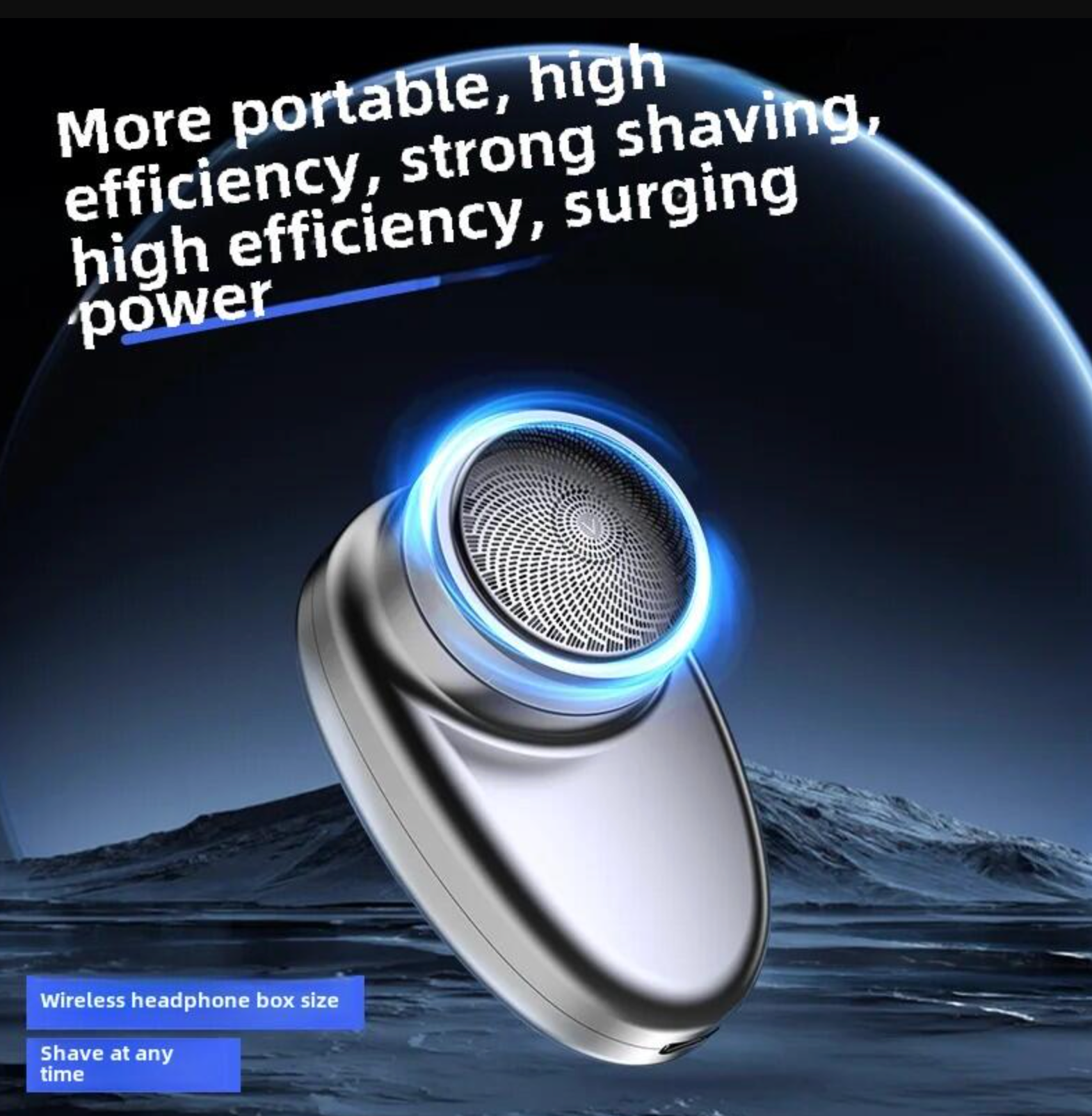 Mini Afeitadora Electrica Portatil USB para Hombre