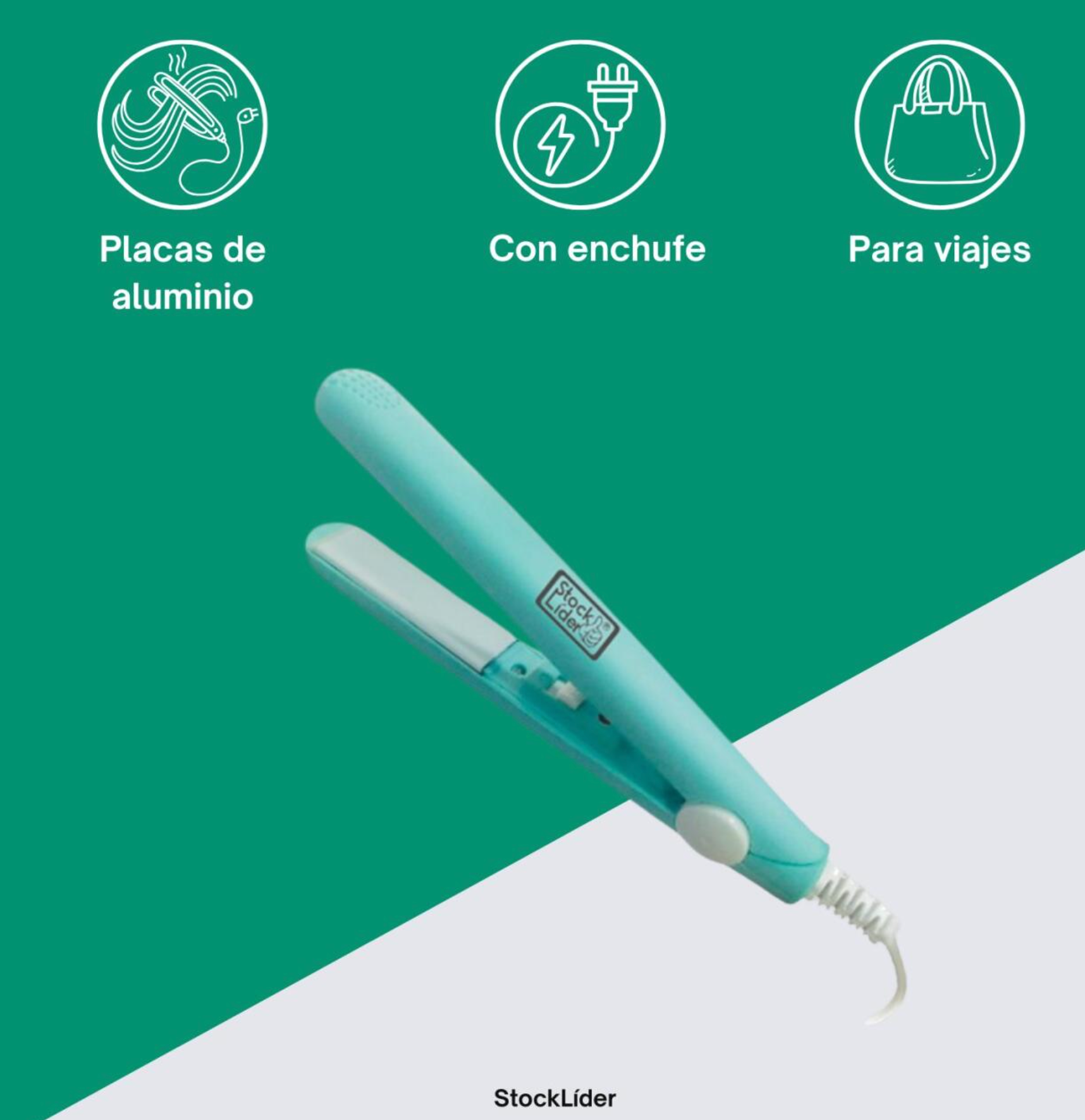 Mini Plancha para Cabello de Viaje