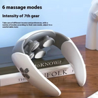 Masajeador de cuello con tecnología EMS + TENS