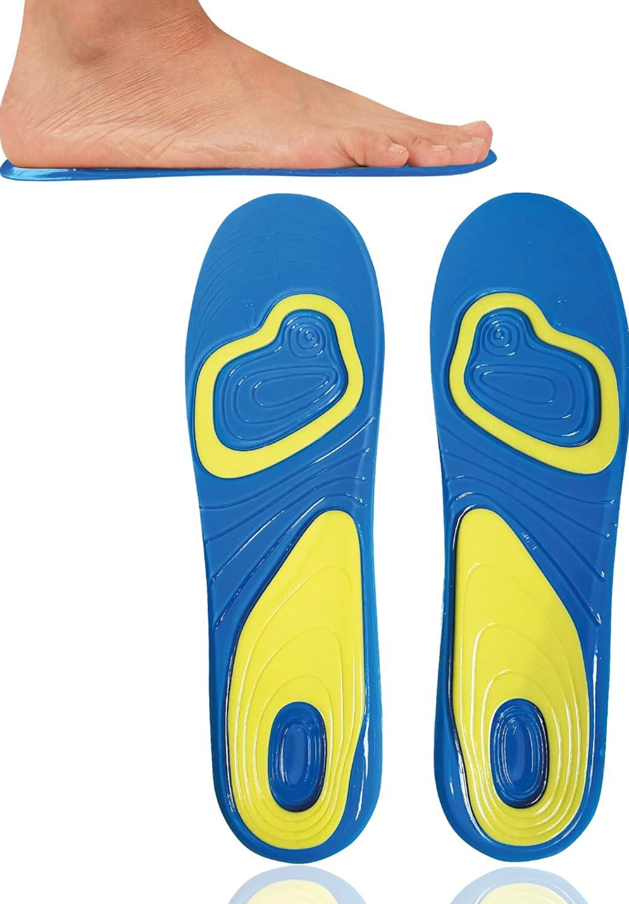 👟✨ Women’s Gel Insoles – Maximum Comfort & Cushioning (EU 38–42)