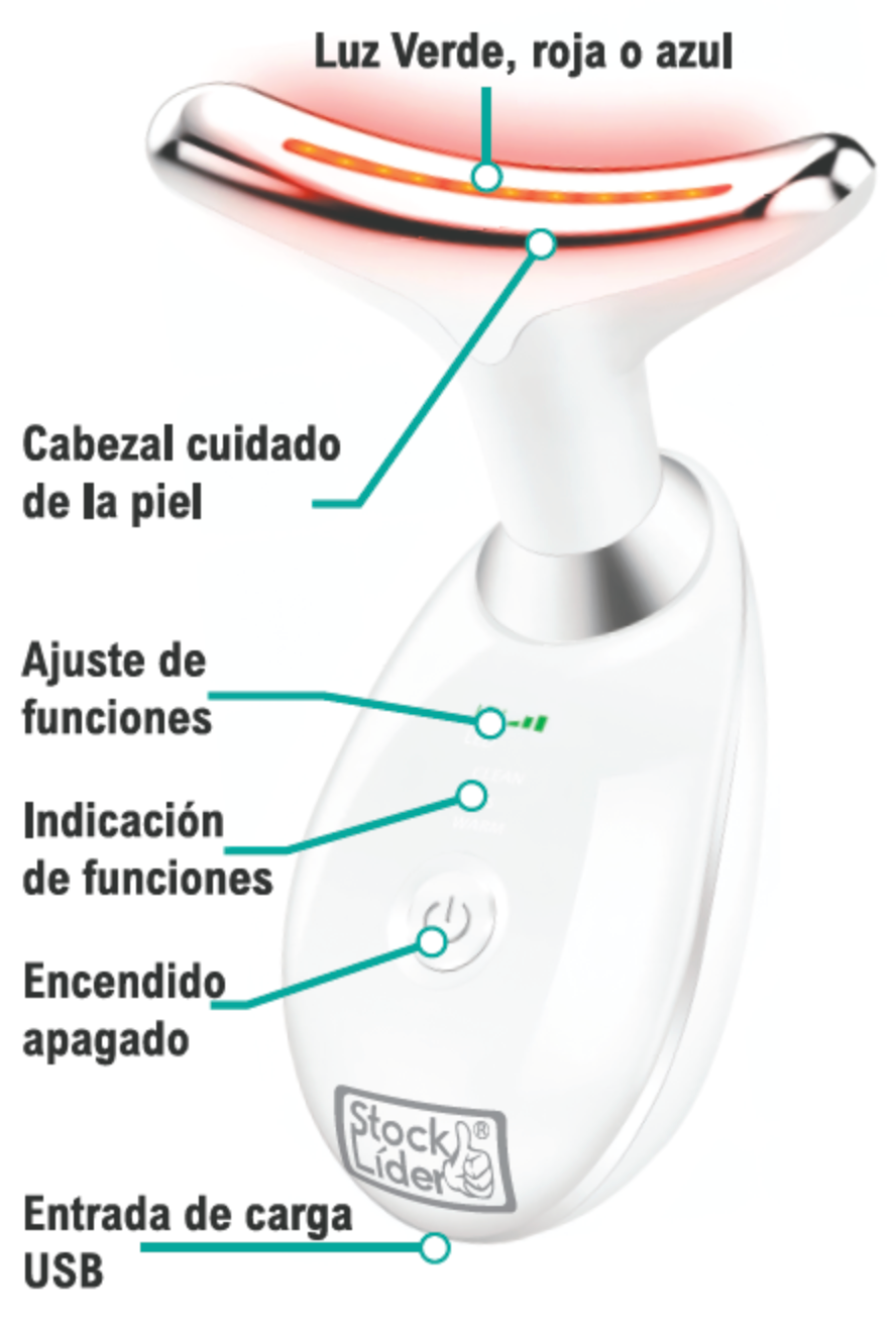 Dispositivo de Cuidado Facial y Cuello Avanzado