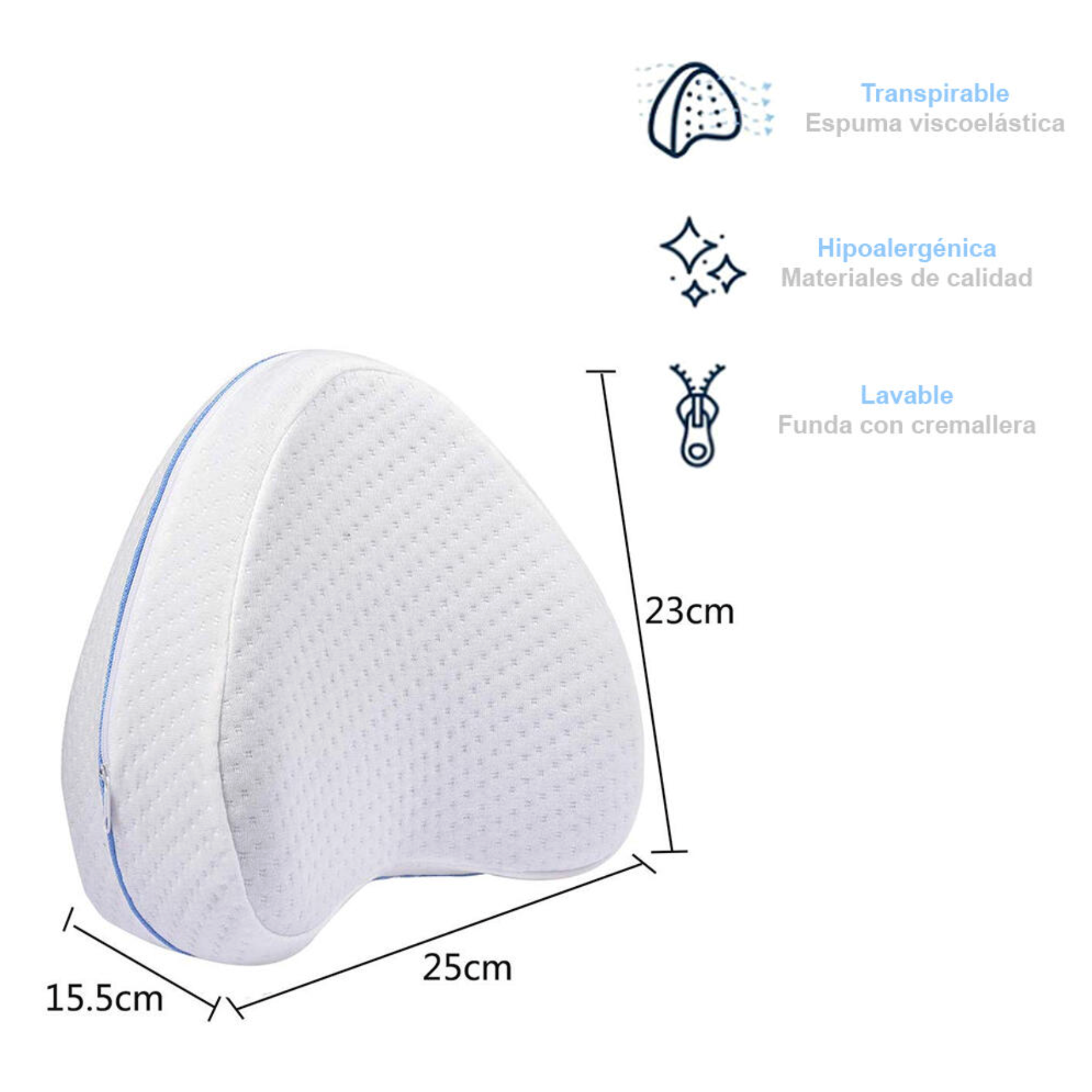 Almohada Ergonómica para Rodillas