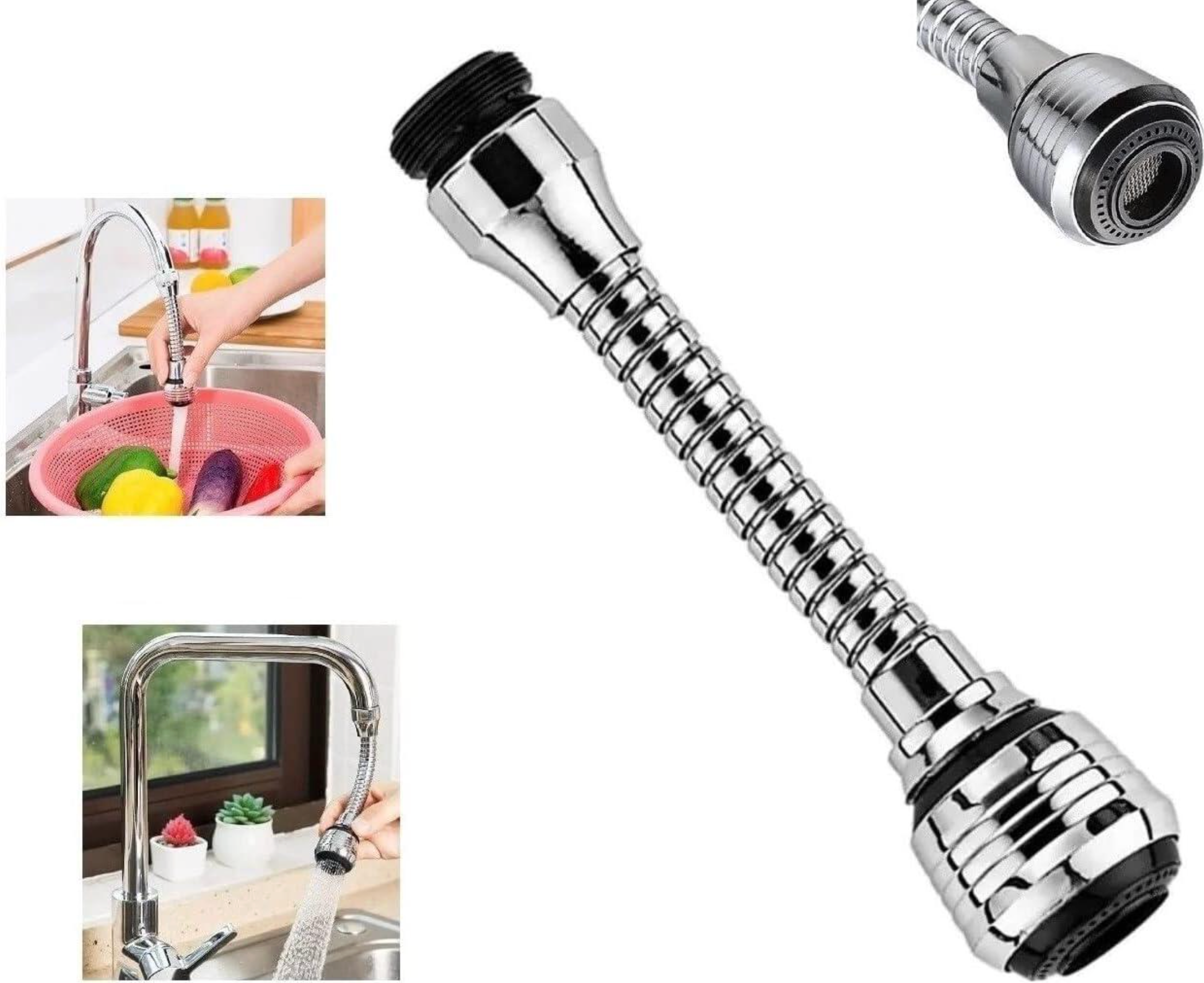 🚰✨ Multifunctional Rotating Faucet Extender – 360° Flexibility & Water Saving
