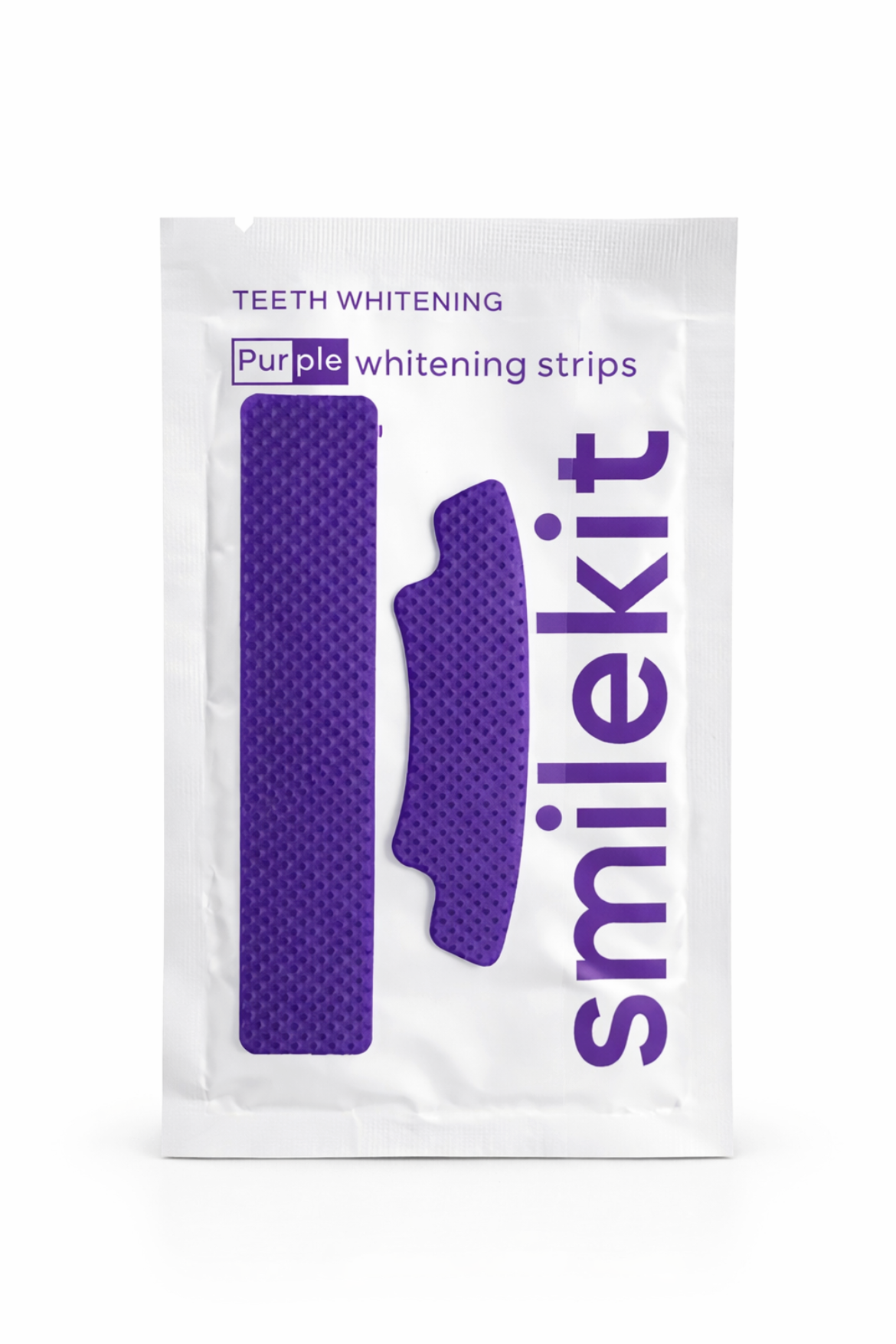 😁✨ SmileKit Purple Whitening Strips  Brighter Smile in Days