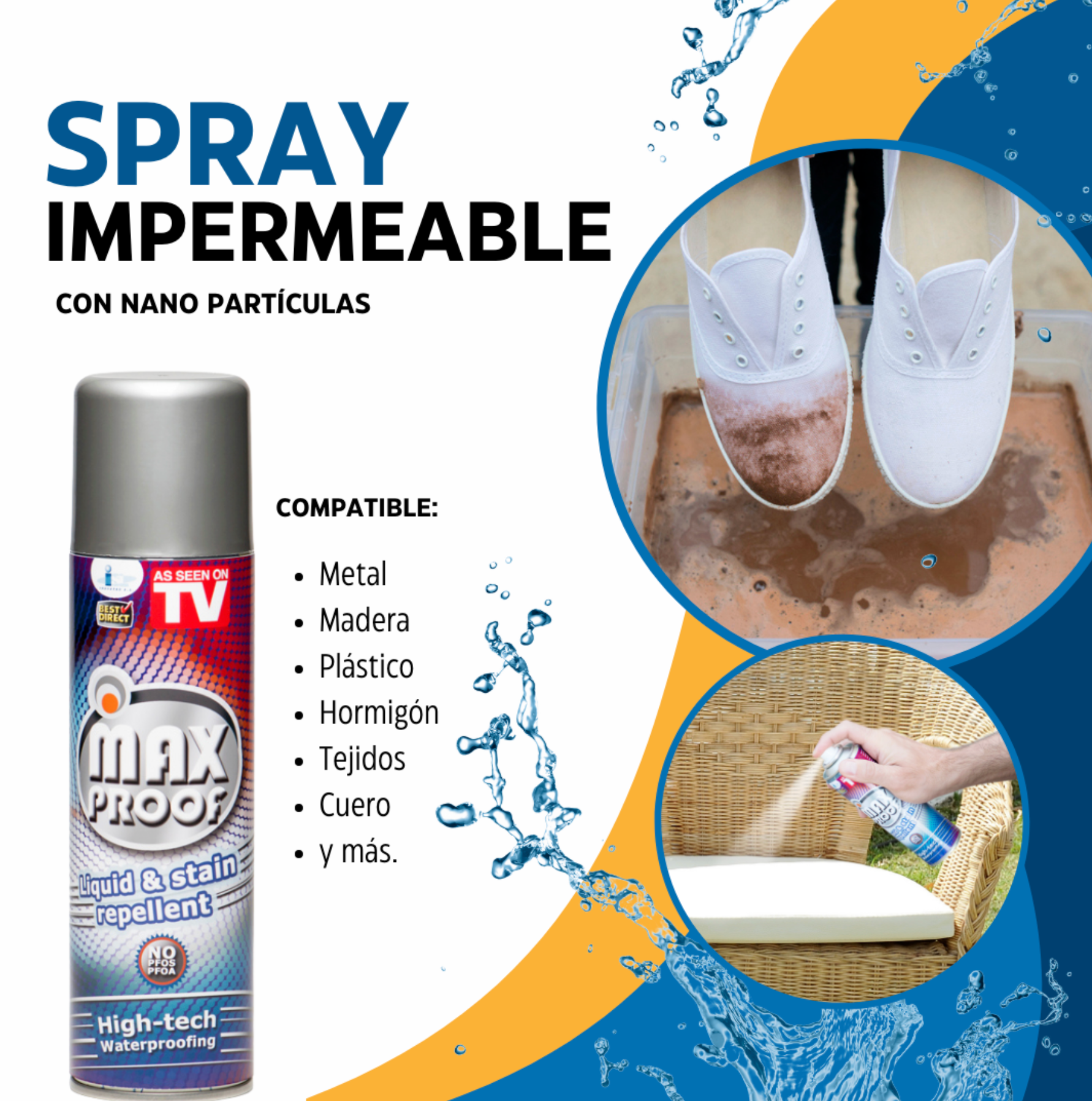 💧✨ MAX PROOF  Invisible Waterproofing Coating with Nanotechnology