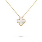 Collar de Trebol Amuleto de la Suerte
