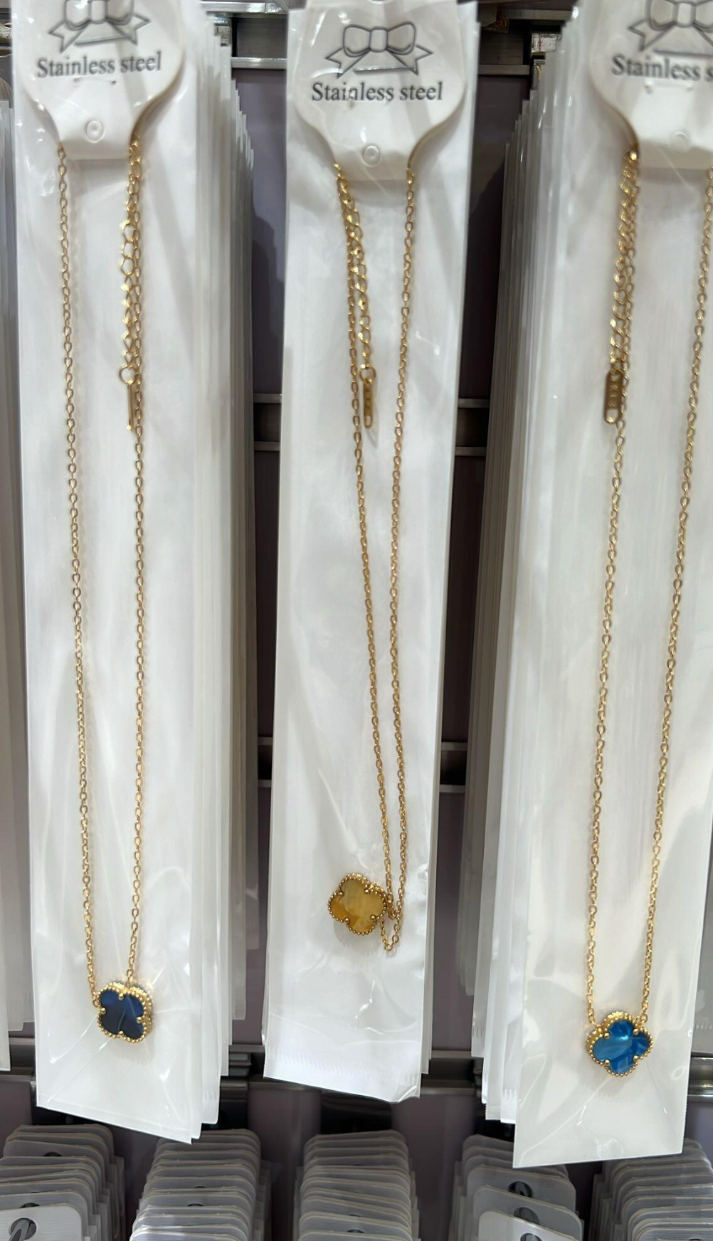 Collar de Trebol Amuleto de la Suerte