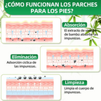 Parches KINOKI de Descanso Nocturno para los Pies