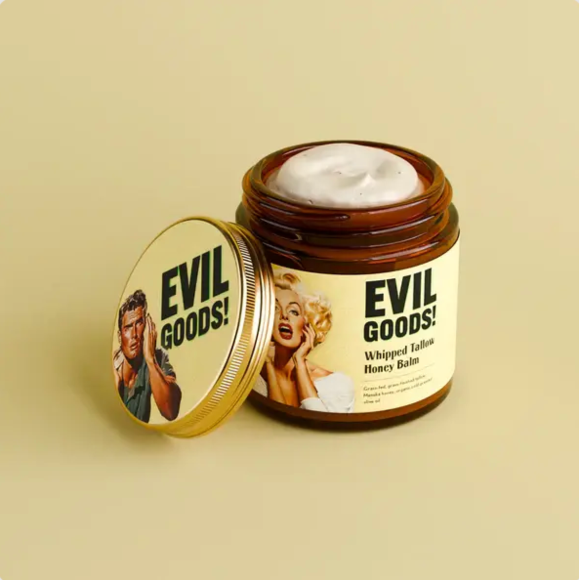 🌿 WHIPPED TALLOW + HONEY SKIN CREAM