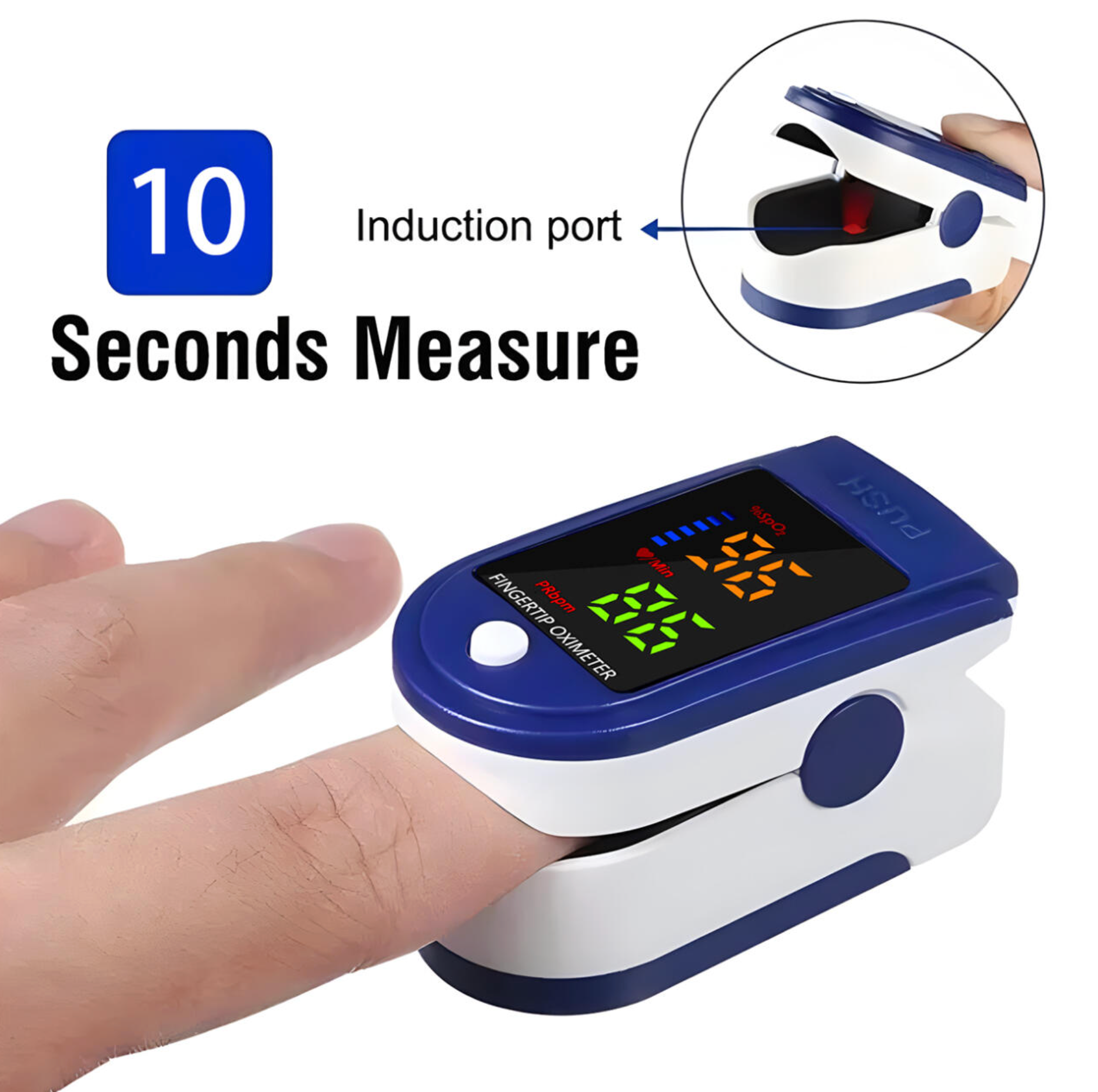 🩺 Digital Pulse Oximeter  Fast & Accurate Monitoring