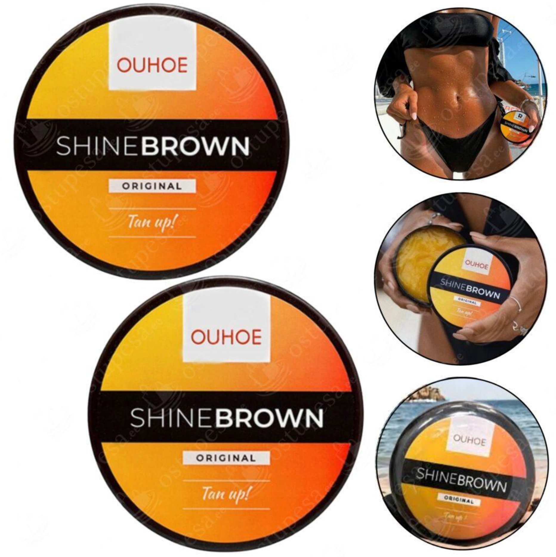 ☀️ Ouhoe Shine Brown – Tan Accelerator Cream (100g)