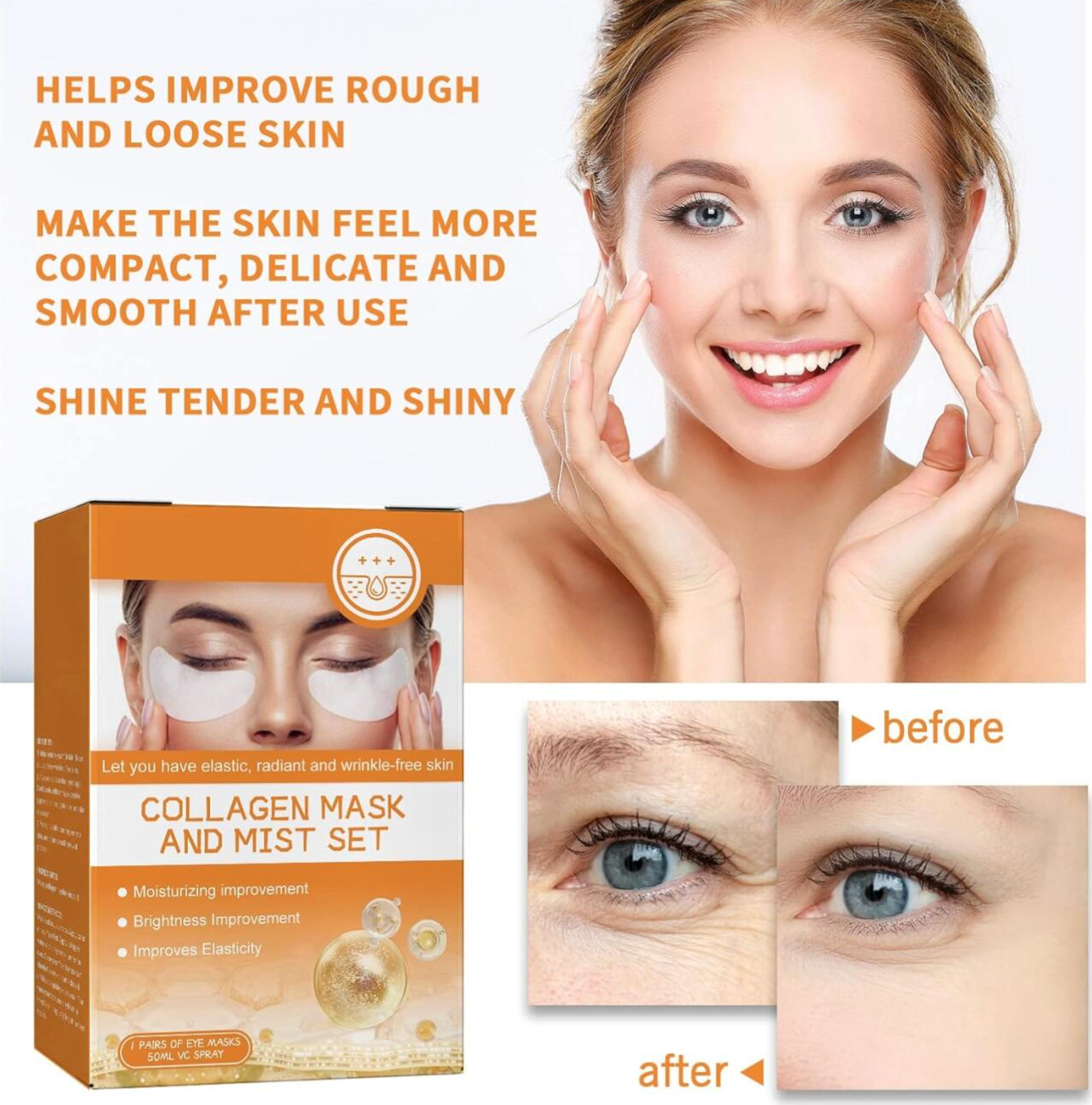 Mascara Facial de Colageno Absorbible