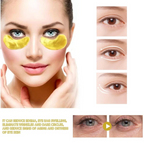 Parches de Ojos de Hidrogel con Oro 24K EELHOE - 60 Unidades