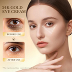 Crema Contorno de Ojos Oro 24K y Ácido Hialurónico - Hidrata y Reduce Ojeras
