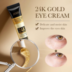 Crema Contorno de Ojos Oro 24K y Ácido Hialurónico - Hidrata y Reduce Ojeras