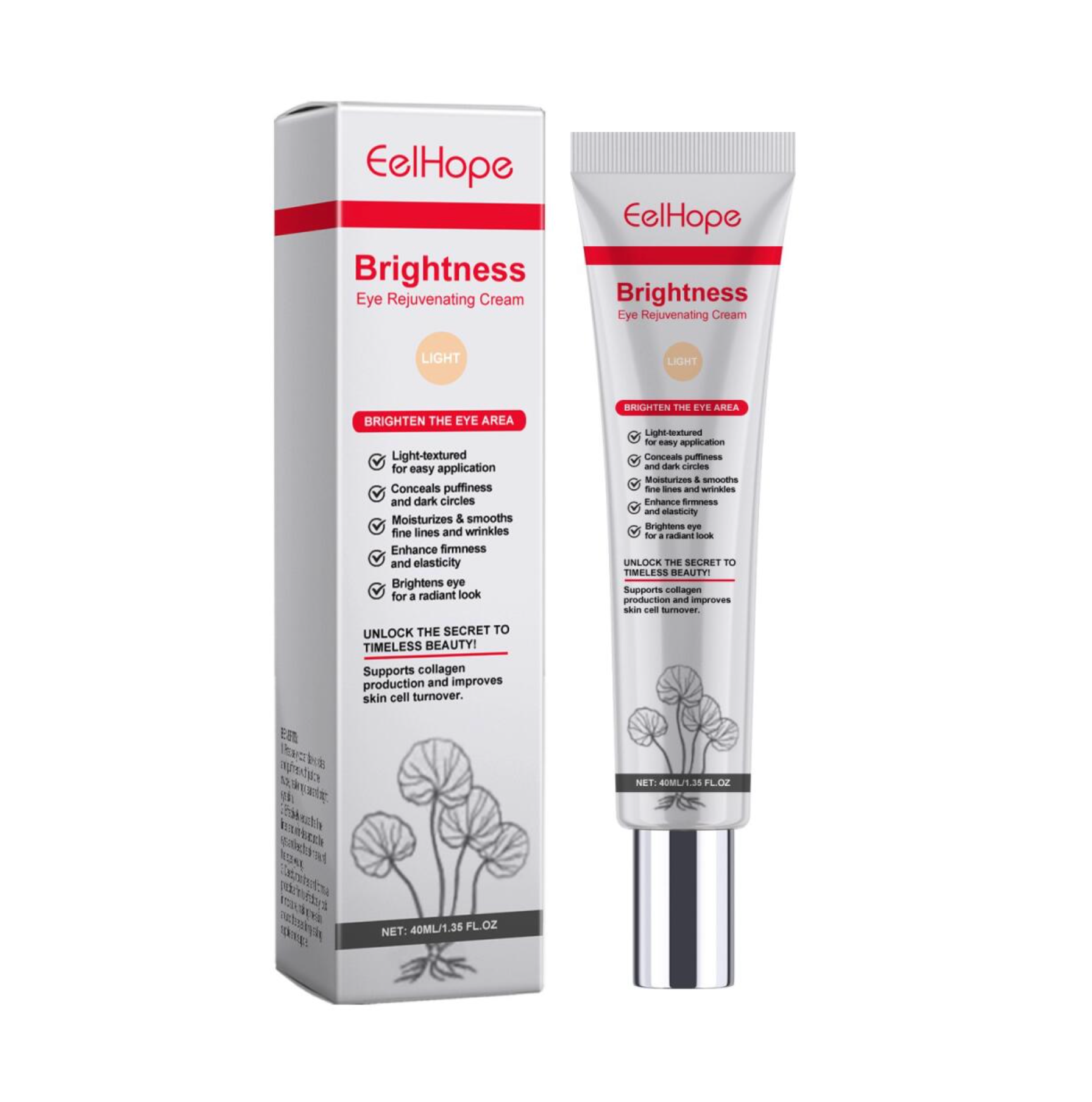 Crema Iluminadora Antiarrugas para el Contorno de Ojos