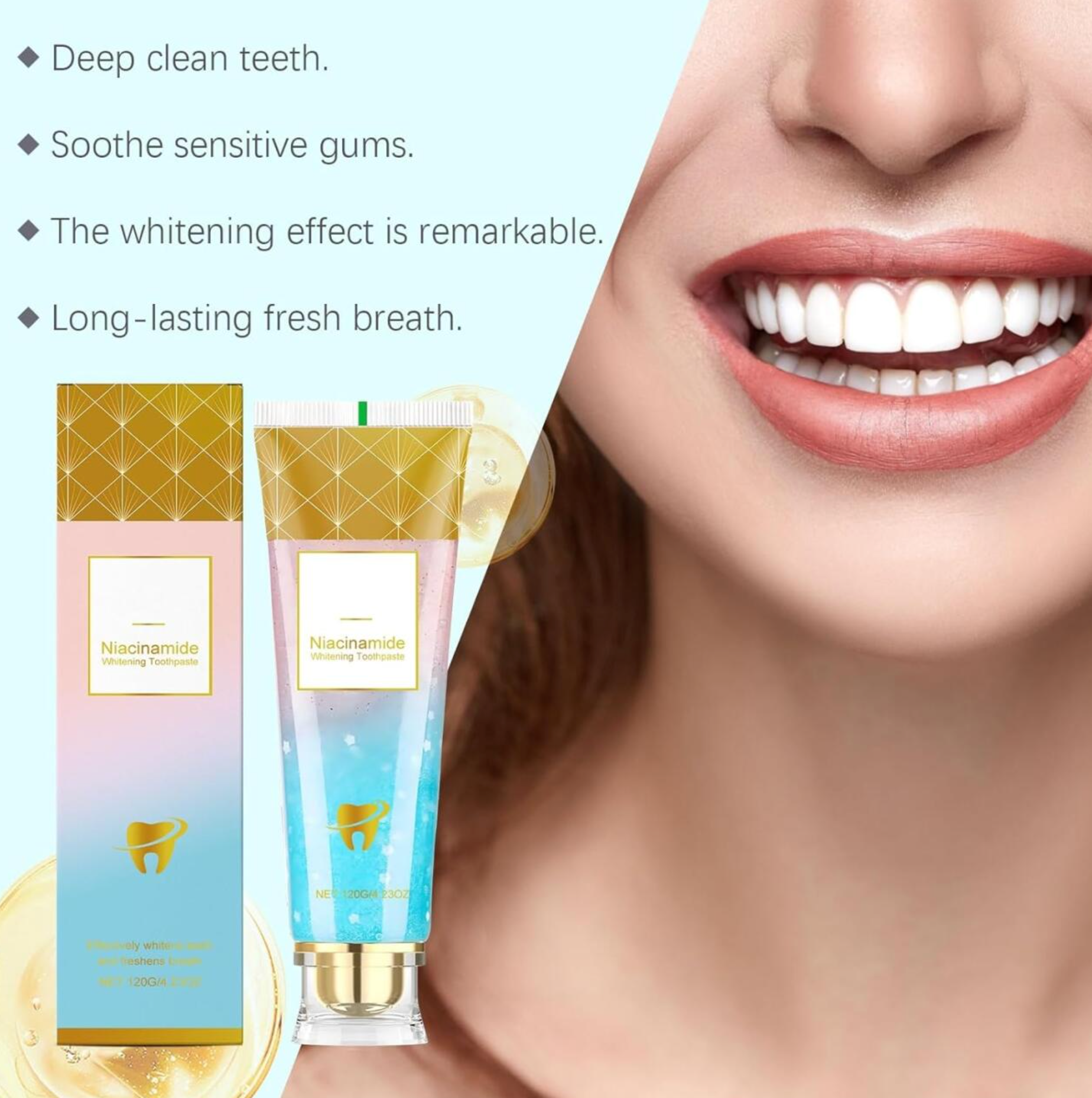 Pasta Dental Blanqueadora con Niacinamida 120g