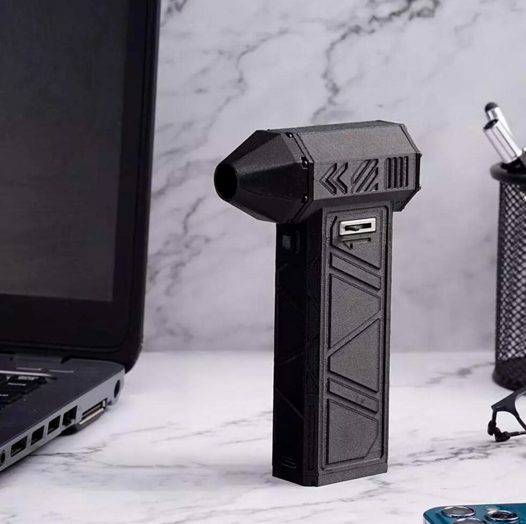 Mini Aspiradora y Soplador Turbo Portatil