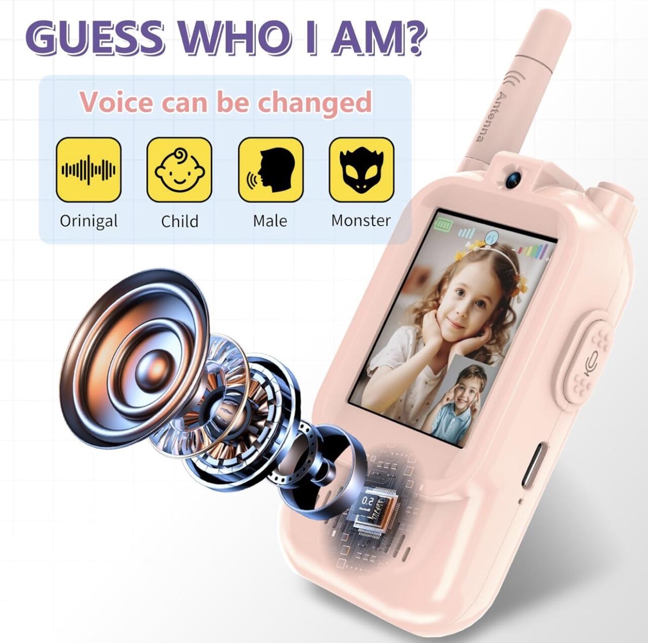 Walkie Talkies con Video para Ninos