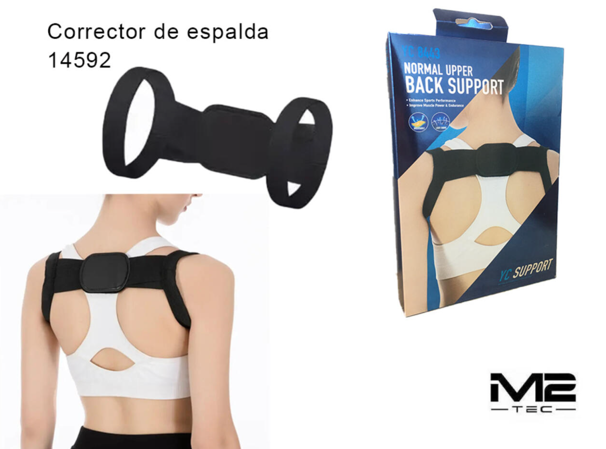 🧍‍♂️ Adjustable Ergonomic Upper Back Posture Corrector