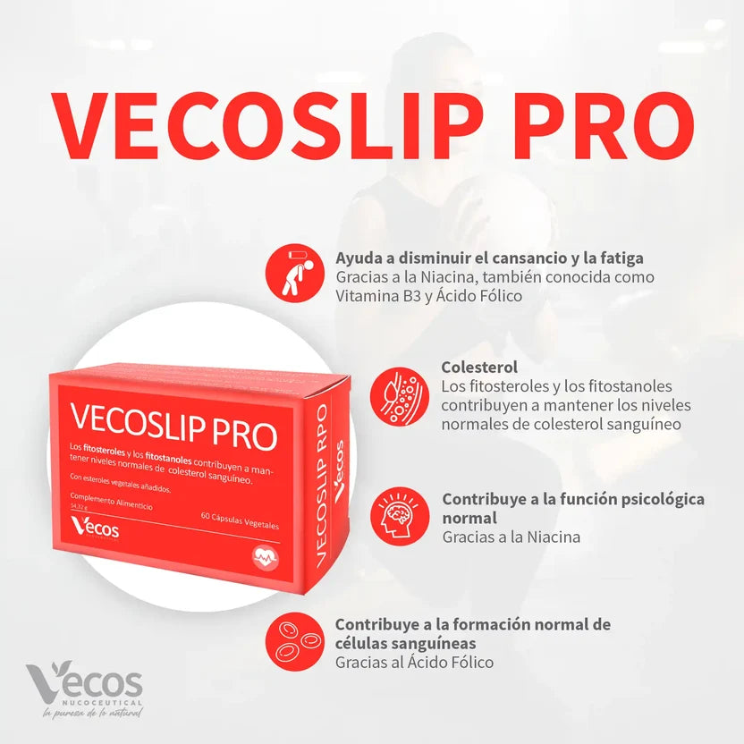 VecoSlip Pro 60 Cápsulas