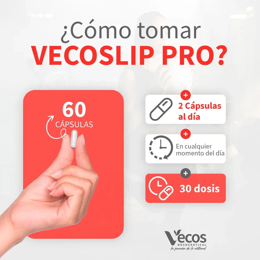 VecoSlip Pro 60 Cápsulas